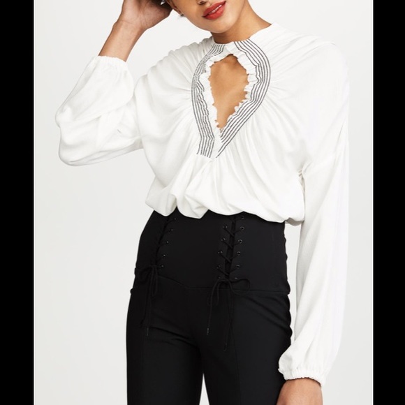 Rachel Comey Tops - Rachel Comey Keyhole Siphon Blouse